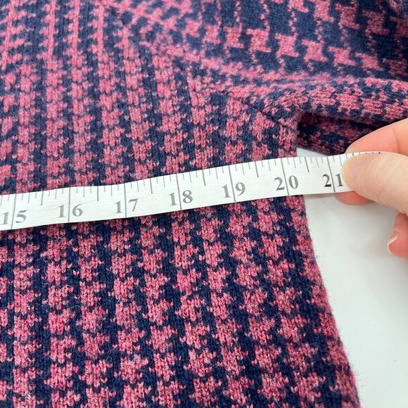 Pendleton Lambs Wool Blend Sweater Women Medium Crew Neck Pullover Burgundy READ - Picture 9 of 10